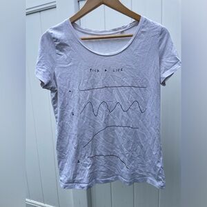 M White “Pick A Life” Graphic T-Shirt